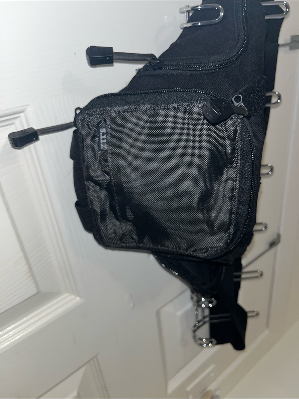 5.11 Tactical Select Carry Pistol Pouch Black Waist Belt Bag with Zip Pockets